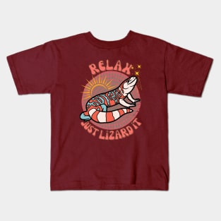 Relax, Just Lizard It - Funny Zen Kids T-Shirt